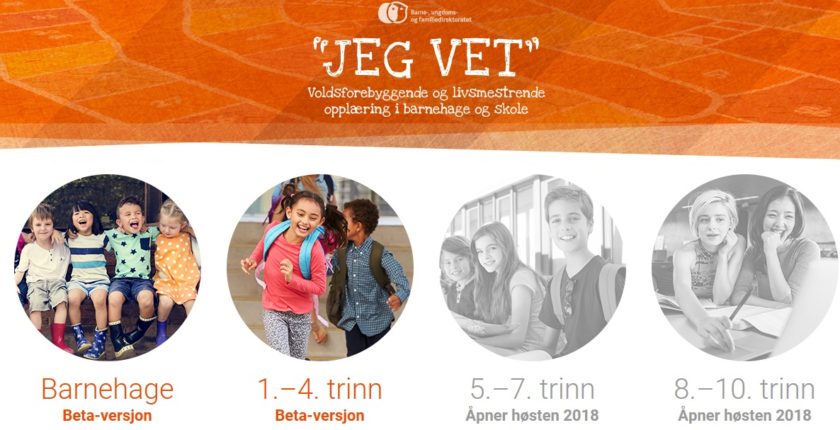 “Jeg vet” – Voldsforbyggende og livsmestringfremmende opplæring