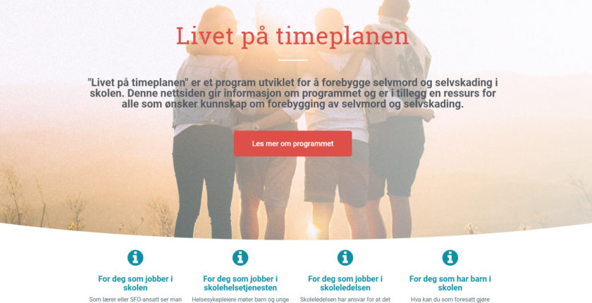 Livet på timeplanen