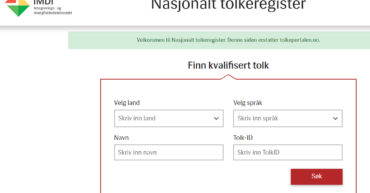 Nytt tolkeregister sikrar god kommunikasjon i krisetider