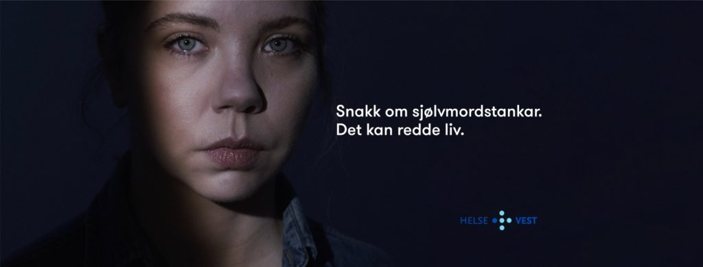 Folkeopplysningskampanje: Snakk om sjølvmordstankar. Det kan redde liv