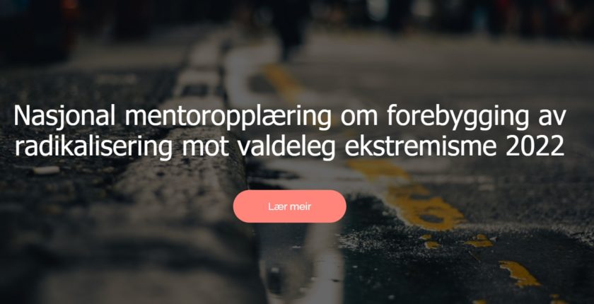 Ny runde mentoropplæring i 2022
