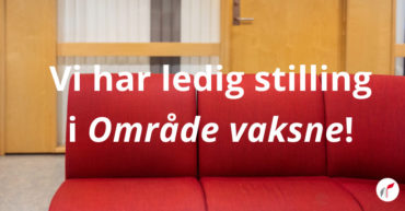Stilling ledig: Kriser, beredskap og psykososial oppfølging