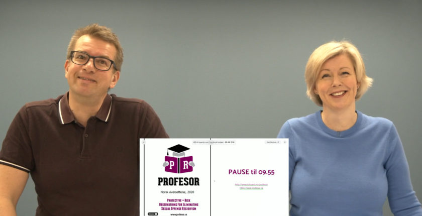 Webinar om kartleggingsverktøyet PROFESOR